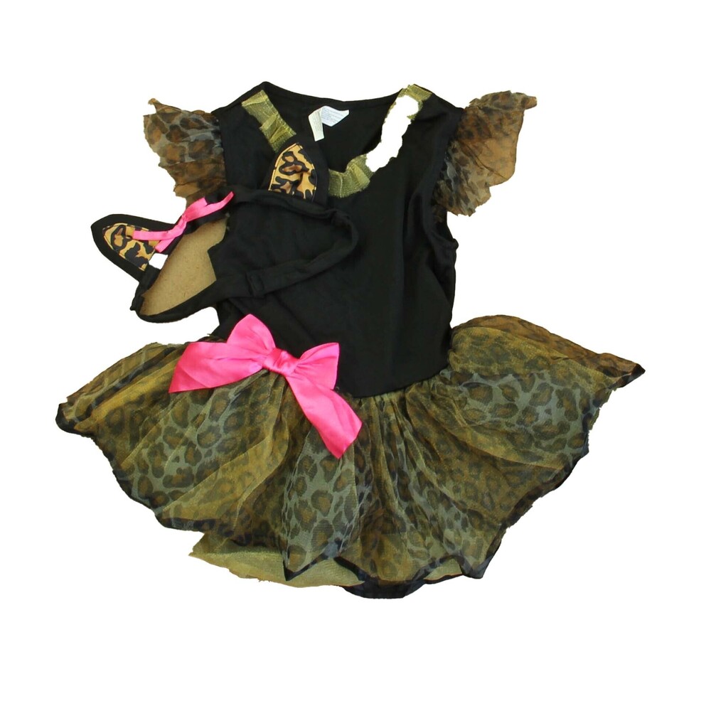 Unknown Brand Girls Black | Pink Cat Costume size: 18-24 Months